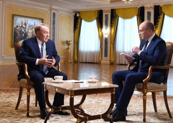 Қазақстан Президенті Бүкілресейлік мемлекеттік телевизиялық және радио хабарларын тарату компаниясының телеарналарына сұхбат берді