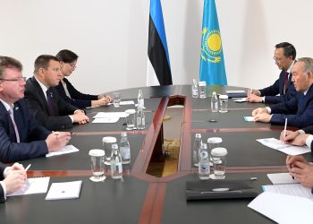 Нұрсұлтан Назарбаев Эстония Республикасының Премьер-Министрі Юри Ратаспен кездесті