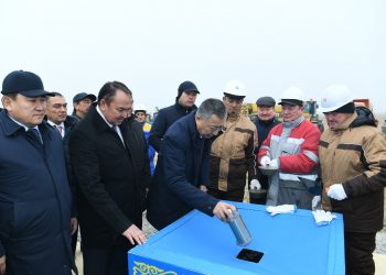 ТҮРКІСТАНДА «ТҮРКІСТАН — ЖАҢА ҚАЛА» ТҰРҒЫН ҮЙ АЛАБЫНЫҢ ІРГЕТАСЫ ҚАЛАНДЫ