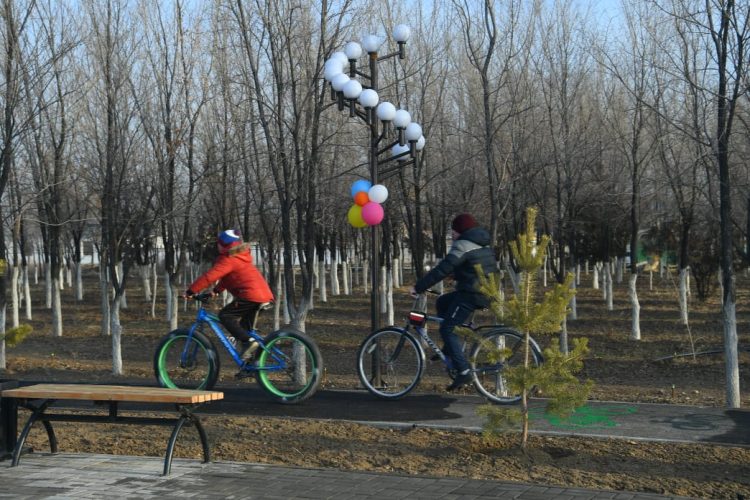 ТӘУЕЛСІЗДІК КҮНІНЕ ОРАЙ ТҮРКІСТАН ОБЛЫСЫНЫҢ ОРТАЛЫҒЫНДА САЯБАҚ АШЫЛДЫ