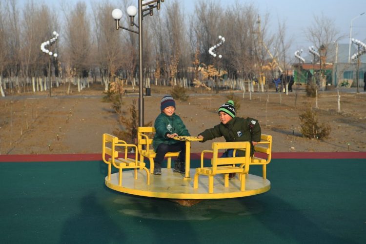 ТӘУЕЛСІЗДІК КҮНІНЕ ОРАЙ ТҮРКІСТАН ОБЛЫСЫНЫҢ ОРТАЛЫҒЫНДА САЯБАҚ АШЫЛДЫ