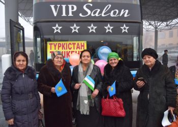 «ТҮРКІСТАН-ТАШКЕНТ» ХАЛЫҚАРАЛЫҚ АВТОБУС БАҒЫТЫ АШЫЛДЫ