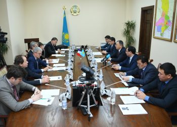 ЖАНСЕЙІТ ТҮЙМЕБАЕВ ФРАНЦИЯ ДЕЛЕГАЦИЯСЫМЕН КЕЗДЕСТІ