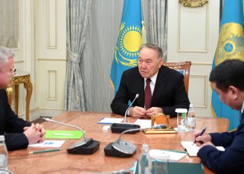 Елбасы Беларусь Республикасы Қауіпсіздік кеңесінің Мемлекеттік хатшысы Станислав Засьпен кездесті