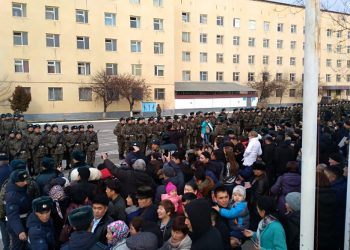 Ұлттық ұланның 65/06 әскери бөлімінің 500 жас сарбазы Отан алдындағы борышын өтеу үшін ант қабылдады