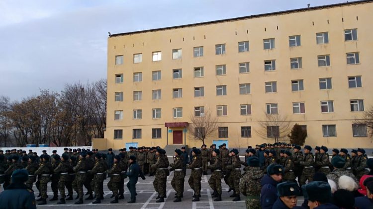 Ұлттық ұланның 65/06 әскери бөлімінің 500 жас сарбазы Отан алдындағы борышын өтеу үшін ант қабылдады