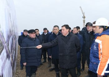 А. МАМИН ТҮРКІСТАНДАҒЫ ҚАРҚЫНДЫ ҚҰРЫЛЫСПЕН ТАНЫСТЫ