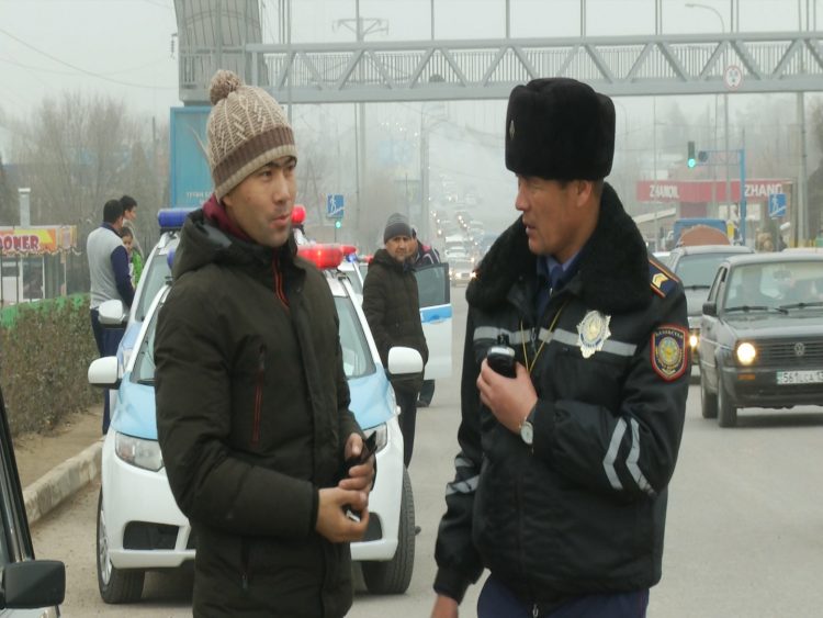 Заңсыз жолаушылар тасымалына қарсы рейдтік шара жүргізілуде