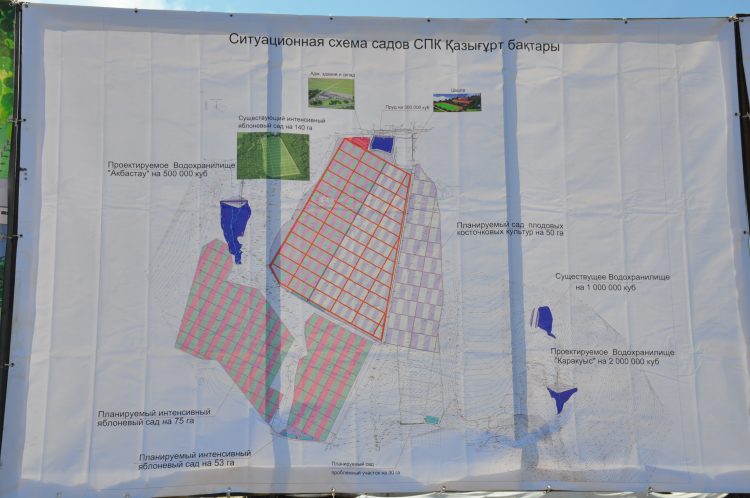 Шөкеев «Қазығұрт бақтары» өндірістік кооперативінің жұмысын көрді