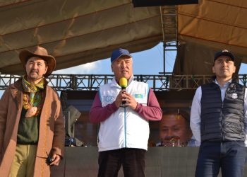 АРЫСТАНБЕК МҰХАМЕДИҰЛЫ «Nomad Explorer» республикалық туристік экспедициясының гала-концертіне қатысты