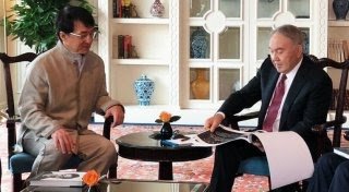 Назарбаев встретился с Джеки Чаном