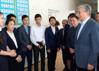 Қазақстан Президенті Қасым-Жомарт Тоқаев Қосшы ауылына жұмыс сапарымен барды