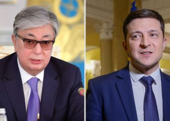 Тоқаев Зеленскийді құттықтады