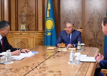 Елбасы Нұрсұлтан Назарбаев Қазақстан халқы Ассамблеясы Төрағасының орынбасары, Ассамблея хатшылығының меңгерушісі Жансейіт Түймебаевты қабылдады