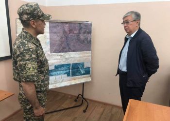 Қасым-Жомарт Тоқаев Арыс қаласына келді