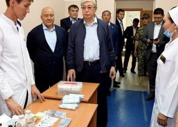Арыстағы төтенше жағдайға байланысты Шымкент қаласы мен Жамбыл  облысының медицина қызметкерлері де көмек қолын созуда