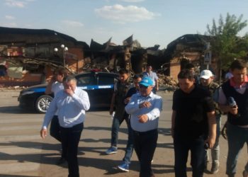 ФОТОРЕПОРТАЖ: Шөкеев Арысты 1 ай ішінде қалпына келтіру туралы тапсырма берді