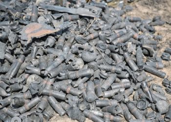 Әуеден түсірілген алғашқы суреттер: Жарылыс орындары ойылып қалған