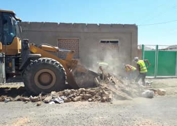 Арысты құрылыс қалдықтарынан тазарту жұмыстары жалғасуда