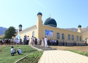 Түлкібас ауданында жаңа мешіт бой көтерді