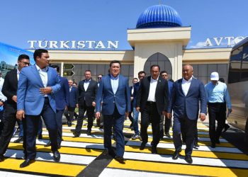 Түркістан қаласында жаңа автобекет пайдалануға берілді