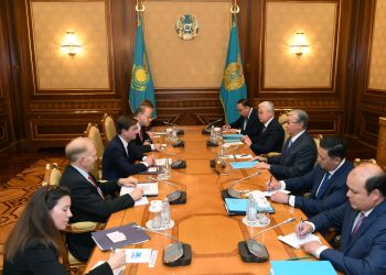 Қазақстан Президенті Қасым-Жомарт Тоқаев АҚШ мемлекеттік хатшысының орынбасары Дэвид Хэйлді қабылдады