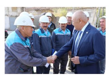 Өмірзақ Шөкеев Түлкібас ауданында атқарылып жатқан ауқымды жұмыстармен танысты