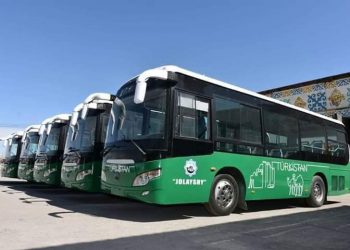Түркістандық қоғамдық көліктер жаңартылуда