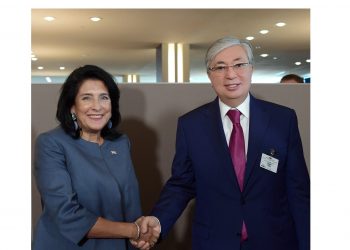 Мемлекет басшысы Грузия Президенті Саломе Зурабишвилимен кездесті