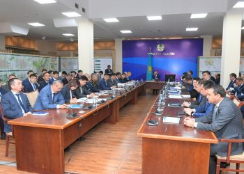 АПТАЛЫҚ АППАРАТ МӘЖІЛІСІНІҢ КЕҢЕЙТІЛГЕН ОТЫРЫСЫ ТҮРКІСТАН ҚАЛАСЫНДА ӨТТІ