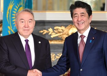 Елбасы Жапония Премьер-Министрі Синдзо Абэмен кездесті