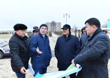 Шөкеев облыс орталығындағы нысандардың құрылысын тексерді