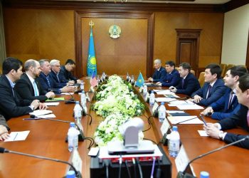 Шымкент әкімі американдық инвестормен кездесті