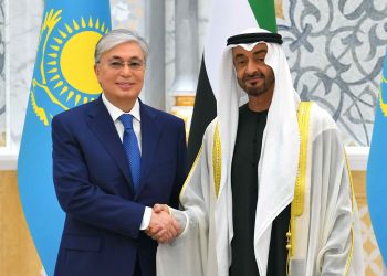 Мемлекет басшысы Абу Дабидің тақ мұрагері, шейх Мұхаммед бен Заид Әл Нахаянмен келіссөз жүргізді