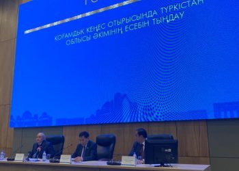 Өмірзақ Шөкеев Қоғамдық кеңес алдында есеп берді