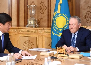 Нұрсұлтан Назарбаев Бауыржан Байбекті қабылдады