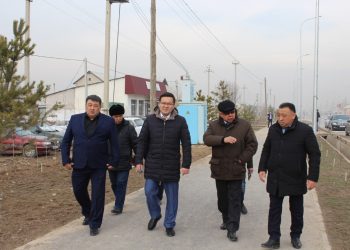 ТҮРКІСТАНДА ҚАЛАНЫ КӨРКЕЙТУ, КӨГАЛДАНДЫРУ ЖҰМЫСТАРЫ ҚАРҚЫН АЛДЫ