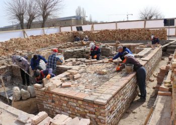 Сегіз қырлы сағананы қайта жаңарту жұмыстары жүргізілуде