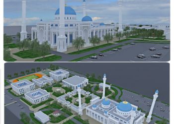 Түркістандағы мешіт құрылысы қыркүйек айында аяқталады