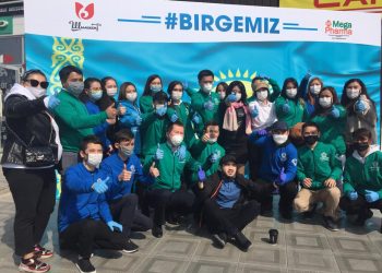 Шымкентте тегін бетперде таратылды