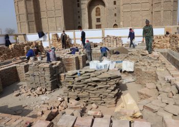 Жүсіп ата кесенесінің маңайы абаттандырылуда