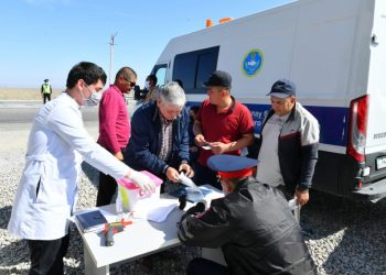 Түркістанда блок-бекеттердің жүйелі жұмысының арқасыгда індет жұқтыруы мүмкін азаматтар табылды