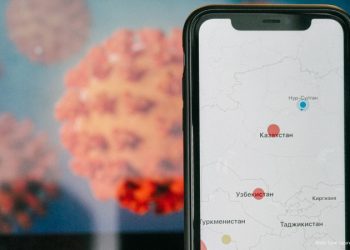 Обновленная карта по COVID-19 появилась в Казахстане