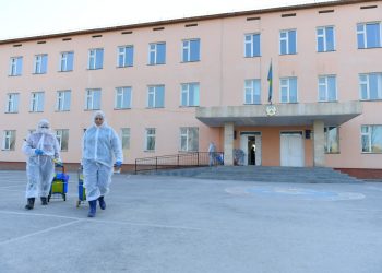 ТҮРКІСТАН ОБЛЫСЫНДА ҚОҒАМДЫҚ ОРЫНДАР ДЕЗИНФЕКЦИЯЛАНУДА