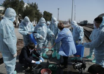 Дезинфекциялау жұмыстары бойынша оқыту сабақтары өтті