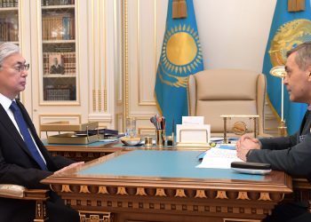 Мемлекет басшысы Қорғаныс министрі Нұрлан Ермекбаевты қабылдады