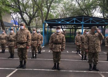 Шымкенттің 100-ге жуық әскери міндеттілері қызметіне кірісті