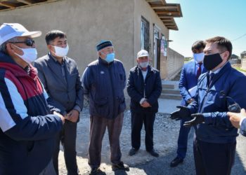 Әйтенов жол құрылысының жұмысымен танысты