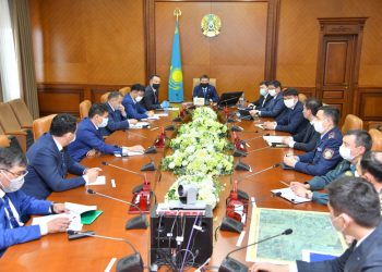 Шымкентте өңірлік штабтың кезекті отырысы өтті