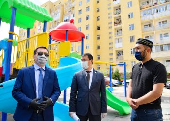 ШЫМКЕНТ: ҚАЙТПАС-1 ШАҒЫН АУДАНЫНА ЖАРЫҚ ЖҮЙЕСІ ТАРТЫЛАДЫ